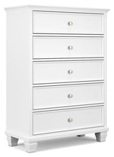 Fortman White Chest angled side view