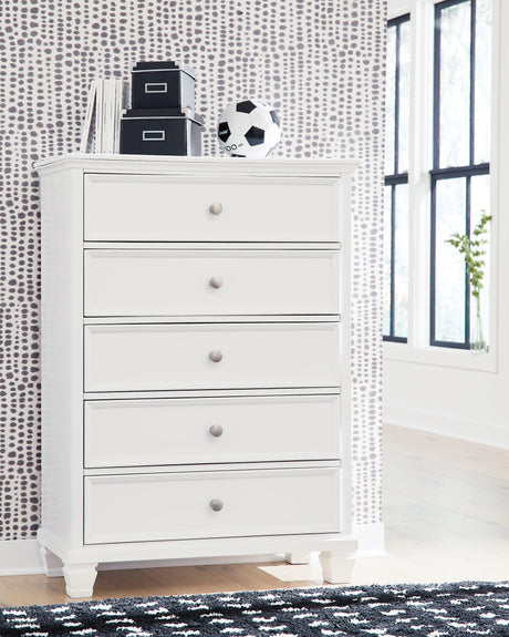 Fortman White Chest in youth room setup