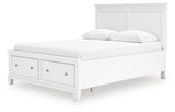 Alternative angle of Fortman Queen Panel Bed