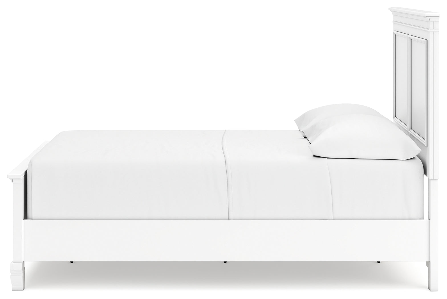 Fortman White Full Panel Bed