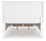 Back view of Fortman full panel storage bed
