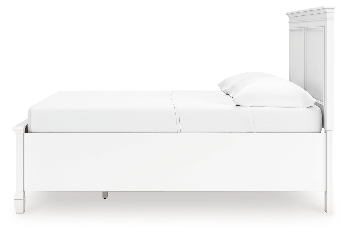 Side alternate angle of Fortman storage bed