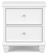 Fortman White Panel Storage Bedroom Set view 20