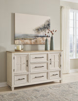 Shaybrock dresser alternate angle showing drawer detail