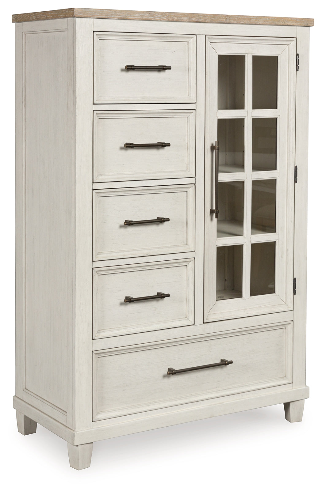 Shaybrock door chest side angle showing door closed