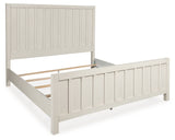 Shaybrock Queen Panel Bed angled side view