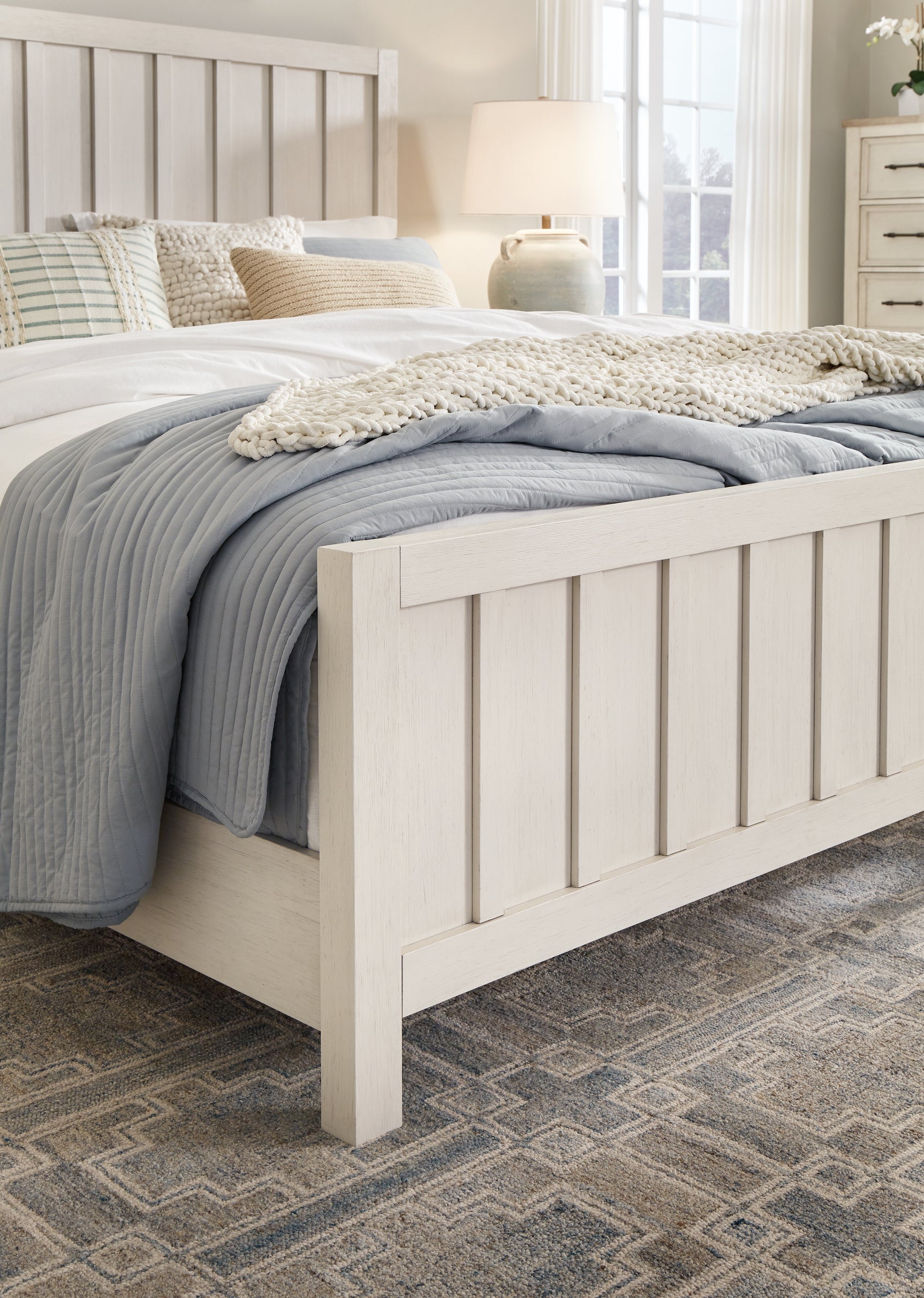 Detail of Shaybrock footboard finish