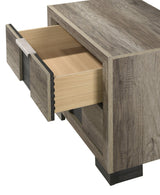 Rangley Gray 5-drawer Chest view emphasizing clean lines and modern style