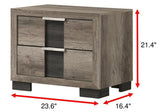 Rangley Nightstand drawer detail