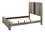 Rangley Gray 5-drawer Chest elegant gray wood finish under showroom lighting