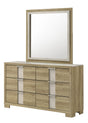 Rangley Driftwood 6-Drawer Dresser with Optional Mirror dresser and mirror by Crownmark | Decor Furniture