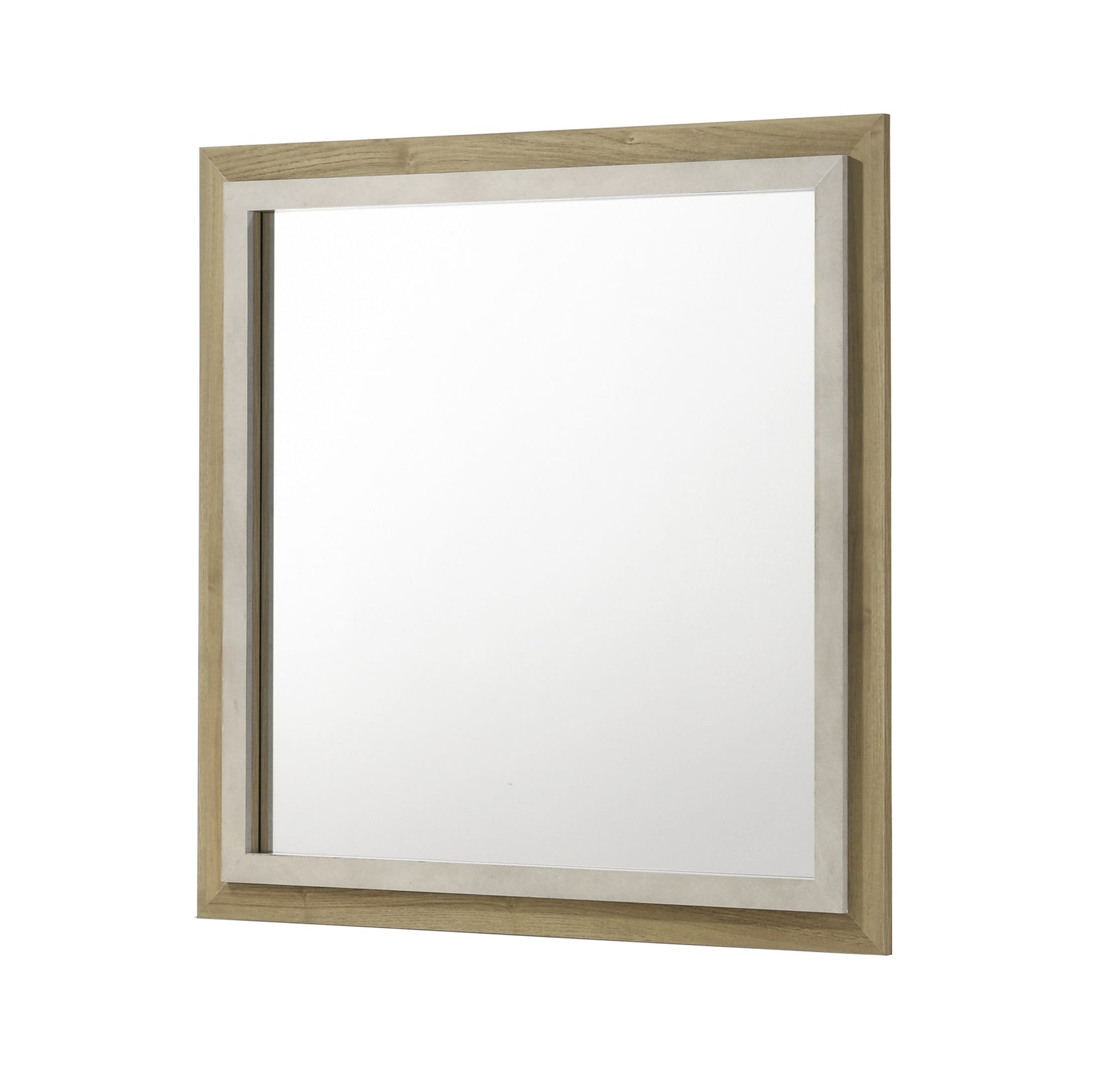 Rangley Driftwood LED Panel Bedroom Set - Queen & King Options mirror by Crownmark | Decor Furniture