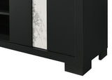 Rangley Black TV Stand side profile
