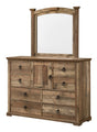 Ella-Mae Natural Dresser and Mirror from Decor Furniture