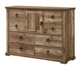 Ella-Mae Natural Dresser and Mirror view 3