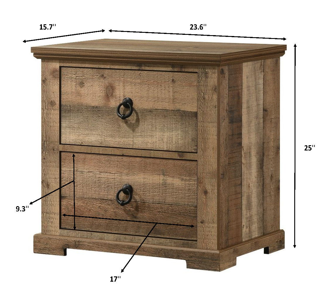 Ella-Mae Natural Nightstand view 3