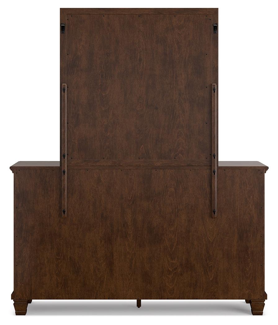 Side alternate view of Danabrin dresser