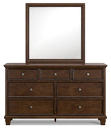 Danabrin Brown Panel Storage Bedroom Set view 8