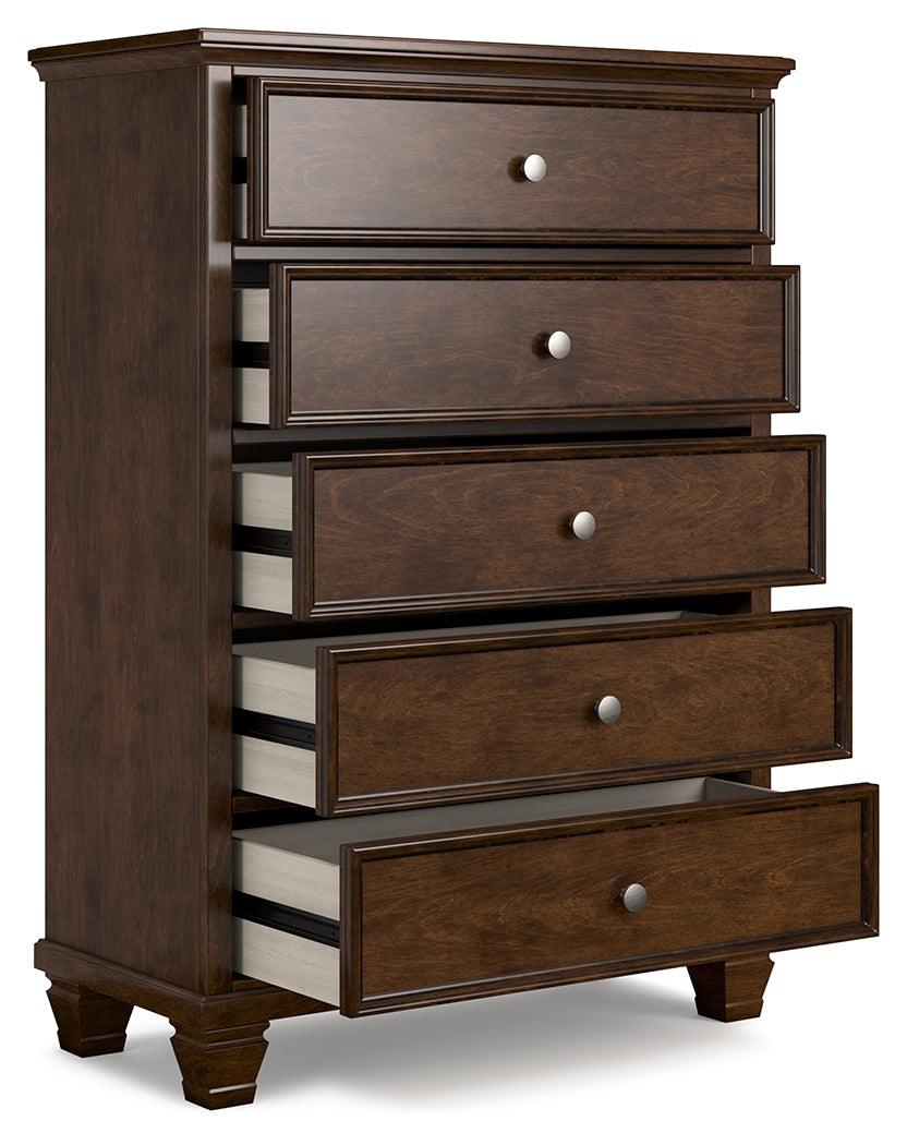 Danabrin Chest of Drawers top drawer open