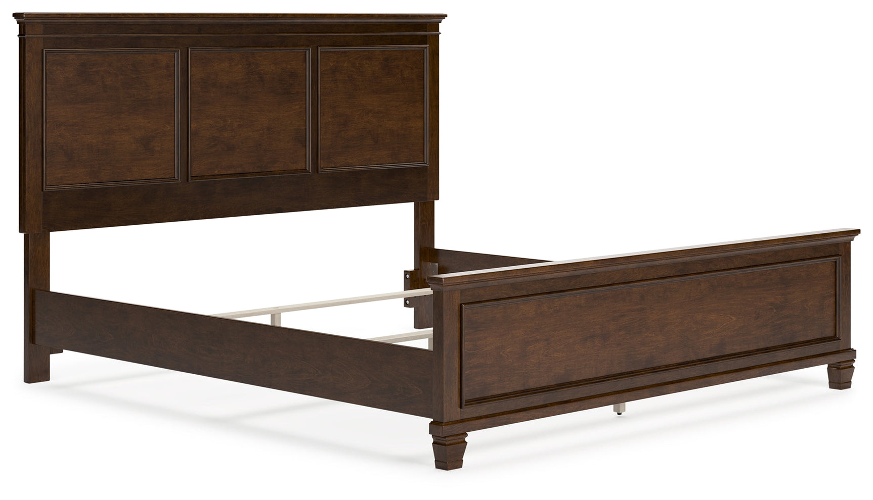 Danabrin Brown King Panel Bed detail on headboard
