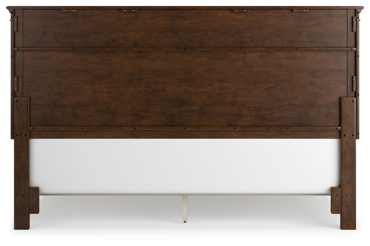 Danabrin Brown King Panel Bed side view