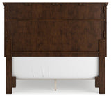Danabrin Brown Full Panel Bed alternate side profile