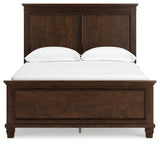 Danabrin Brown Full Panel Bed side profile