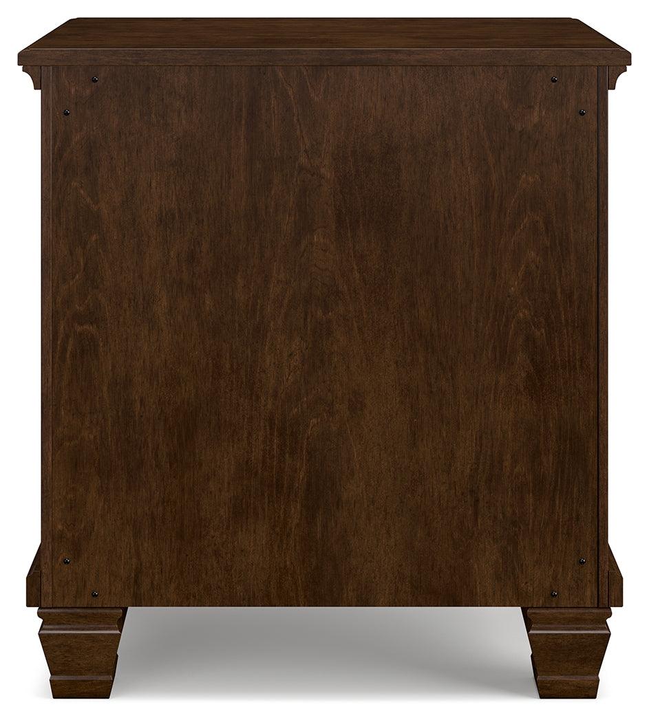 Back view of Danabrin Nightstand