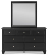 Lanolee Black Panel Storage Bedroom Set view 15