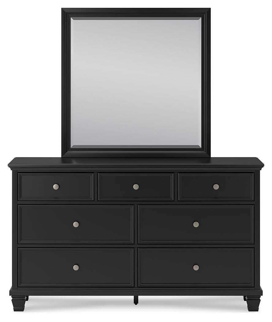 Lanolee Black Panel Storage Bedroom Set view 15