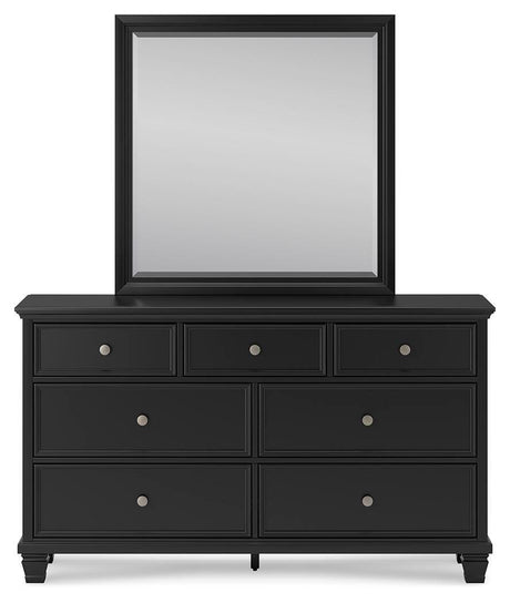 Lanolee Black Panel Storage Bedroom Set view 15