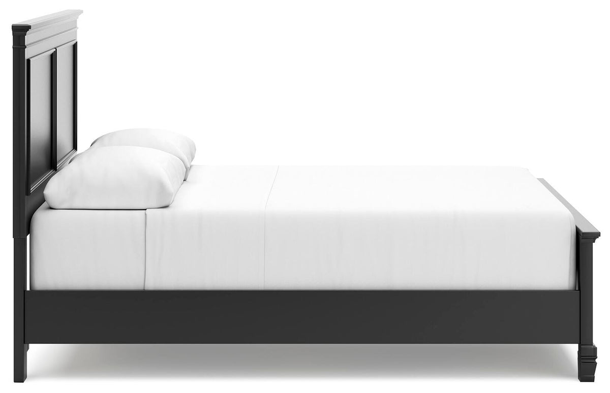 Lanolee Black Panel Bedroom Set view 11