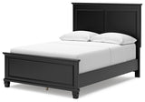Lanolee Black Full Panel Bed head on view