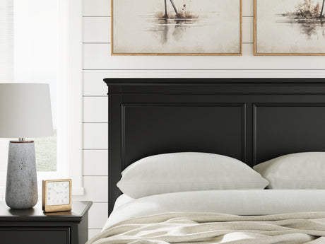 Detail close-up of headboard framing