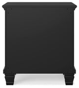 Lanolee Black Panel Storage Bedroom Set view 27