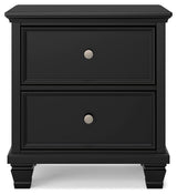 Lanolee Black Panel Storage Bedroom Set view 24