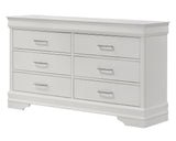 Amalia White Dresser drawer details