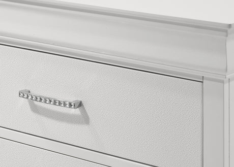 Amalia White dresser full view