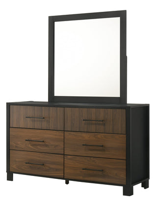 Nemy Brown Dresser and Mirror from Decor Furniture