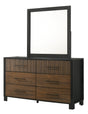 Nemy Brown Dresser and Mirror from Decor Furniture