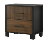 Nemy Brown Nightstand with Elegant Design from Decor Furniture