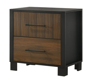 Nemy Brown Nightstand with Elegant Design from Decor Furniture