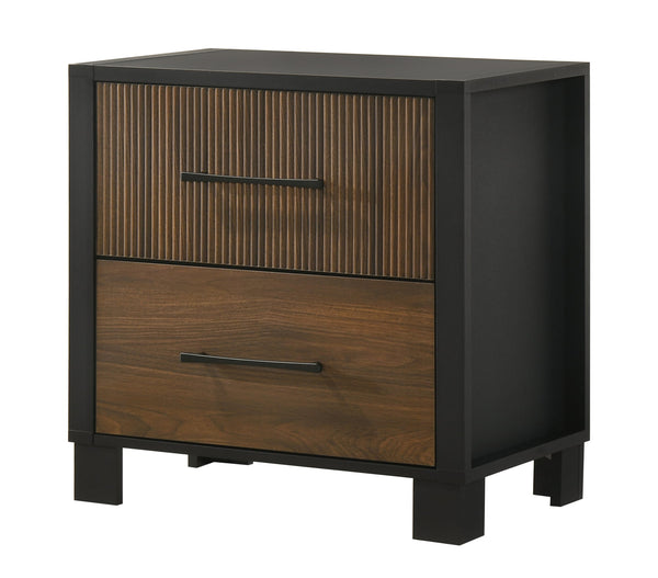Nemy Brown Nightstand with Elegant Design from Decor Furniture