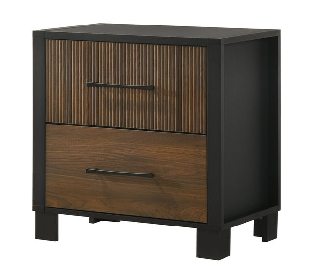 Nemy Brown Nightstand with Elegant Design from Decor Furniture
