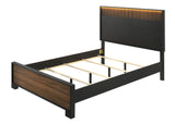Nemy Brown LED Panel Bedroom Set view 3
