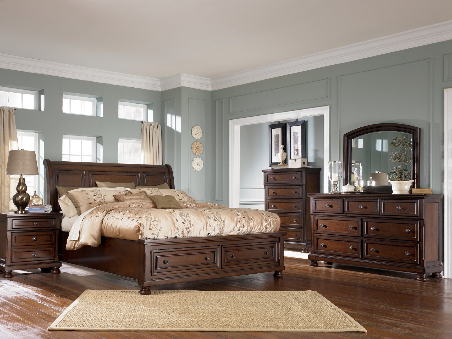 Porter bed headboard front close-up