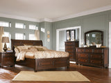 Porter Bed full side view in room setting