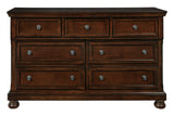 Porter Rustic Brown Dresser head-on angle