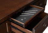 Porter Rustic Brown Dresser hidden pull-out tray detail