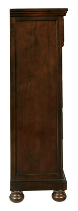 Porter Chest of Drawers close-up of hardware and finish